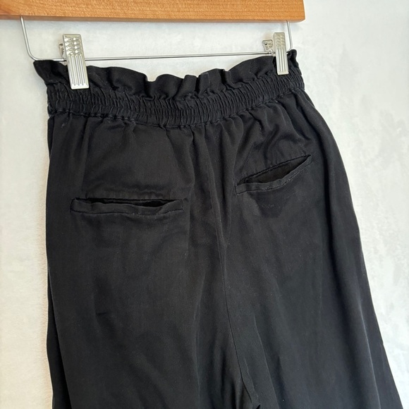 & Other Stories Stockholm womens black pull on wide leg high rise pants size 4 - Picture 7 of 9